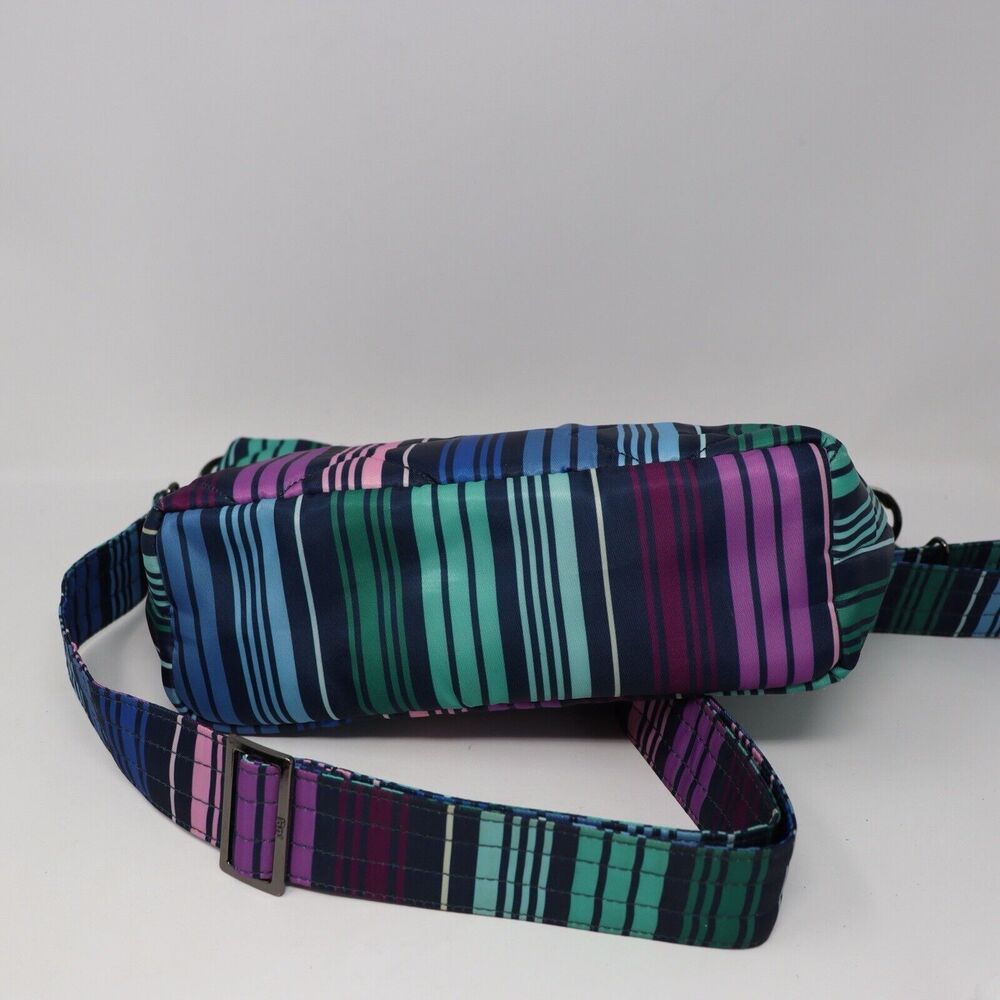 Lug FLare 2 RFID Crossbody Bag Love Multi Stripe Rainbow - Picture 2 of 6